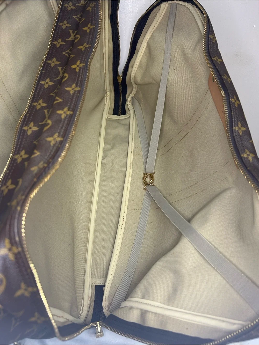 Louis Vuitton Sirius 55 Brown Monogram Canvas Travel Bag